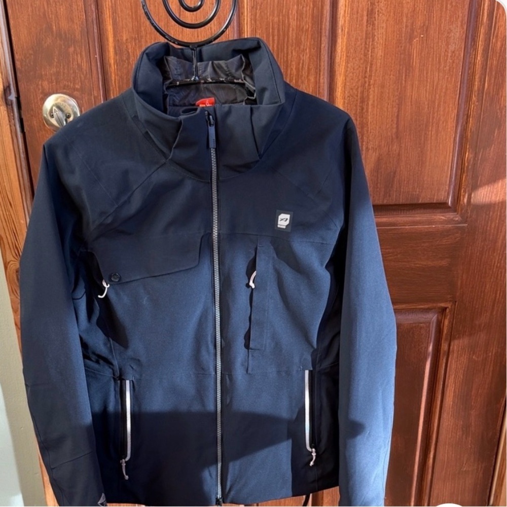 Orage Prime 20 Ski Jacket Mens Black Waterproof Breathable Hood Technical Shell